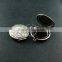 27mm Vintage Style Antiqued Silver Flower Photo Locket Pendant Charm DIY Supplies 1113026