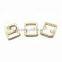 Gold Metal Shoe Buckle Hook For Sandal Accessories
