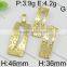 Fashion Made in China Stainless Steel 24k Saudi Gold Jewelry Set