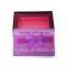 Elegant Purple Paper Gift Box Wholesale With Bowknot