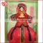 Collectible Chinese plastic bride doll wedding party gift