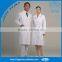 Good quality polyester/cotton white coat for hospital
