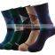 Latest Design Fashion Men Multicolor Geometric Soft Cotton Casual Dress Socks