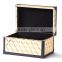 Chinese factories wholesale custom high-grade leather dressing case, golden gift box