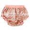 New style newborn clothes sequin baby bloomers wholesale cotton cover with bow diaper pants hot sale