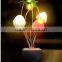 Wholesale mushroom shape Led Light control deraction night lights for children with plant