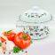 strawberry decal printing cookware set enamel casserole