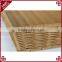 Functional washable plastic wicker rattan display basket for fruit storage