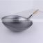 SGS Certificate Machine Made Induction Two Handle Wok Cooker