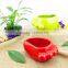 Home ornaments colorful small foot shape ceramic flower pot