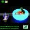 led waterproof illuminated plate clear PE dinner plate decorative led plate