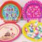 Disposable tray barbecue ball paper plate cartoon party