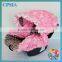 2015 White And Leopard Print Infant Car Seat Cover Rosette Canopy Cover For Baby Plastic Booster Seat
