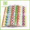 Colorful Happy Food Grade Paint Paper Straw For Party