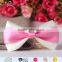 High quality decorative alligator ribbon hair clips for girls