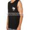 100% Cotton Custom Printed Mens Tank Top