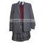 Bordeaux red boys and girls 70 wool 30 acrylic long sleeve pullover sweater