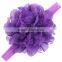 YA-04 2015 sales hot lace chiffon flower children's hair band