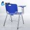 LS-4024AB new model cheap stackable plastic chair with writing pad modern tablet training school office chair for sale