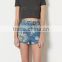 Runwaylover New women's crop top ladies short sleeve stretch lady t shirt