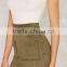 Runwaylover EY2201D New Style 2017 Women Fashion High Waist Suede Skirt