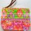 Neon clutch bag / screen printed.