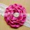 girl lace headband, newborn lace headband