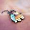 Ailian jewelry package deduction new paint cute small elephant key chain factory direct