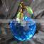 peacock blue crystal apple wedding gift