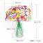 children DIY hand-made button bouquet creative button flower artificial craft decorations DIY puzzle toys for kids
