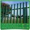 Galvanized black green vinyl coated palisade secure villa residence fencing