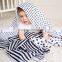 Muslin Baby Swaddle Blankets, 48x48 (3 Pack) Black, White, XO, Stripe, Cross