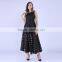 2016 Maxi Summer Plaid Women Dress New Long Organza day Dress Vestidos De Festa Satin Fashion style black women dresses