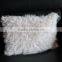 YR942 100% hand knitted lamb fur cushion cover