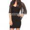 CHEFON Flutter Sleeve Lace Jacket CFJ023