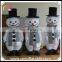 Lovely snowman mascot costume, three person snowman fur costume for adult