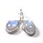Blue labradorite silver earrings Wholesale dangle silver earrings Color gemstone silver earrings Natural stone handmade silver