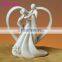 A07383 White Ceramics Wedding Cake Toppers Wholesale