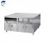 Stainless Steel Center Island Work Bench For Fast Food Restaurant