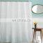 i@home White warp embroidered lace polyester shower curtain bathroom