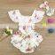 Posh Girl Flower Ruffle Bubble Summer Romper Baby Clothes Bodysuit