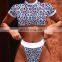 2019 summer Women Sexy Bikini Diamonds Swimwear Swimsuit Two Pieces set women