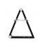 Wireless charging LED bedside table lamp with foldable triangle design for study