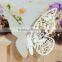 2016 elegant wine glass decoration laser cut place card butterfly pink from Mery Crafts SC111