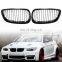 Front Grille Kidney Grill For BMW E92 E93 M3 328i 335i 2Door 2007 2008 2009 Car Styling Gloss Matte Black M-color Dual Line