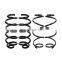 UGK High Quality Rear Suspension Parts Car Coil Spring Shock Absorber Springs For Nissan Cefiro A31 55020-71L07