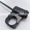 Universal waterproof CNC ON-OFF-ON red button aluminum alloy motorcycle handlebar switch with light