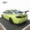 Perfect fitment and beautiful carbon fiber body kit for BMW M4 in PSM style front lip rear lip GTS wing spoiler side skirts