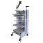 OEM Hospital Furniture Endoscope Cart one drawer move easily 6 layers Mobile Endoscope Trolley for Medical use