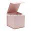 Wholesale bulk pink color small cube shape magnetic belt retail gift box packaging